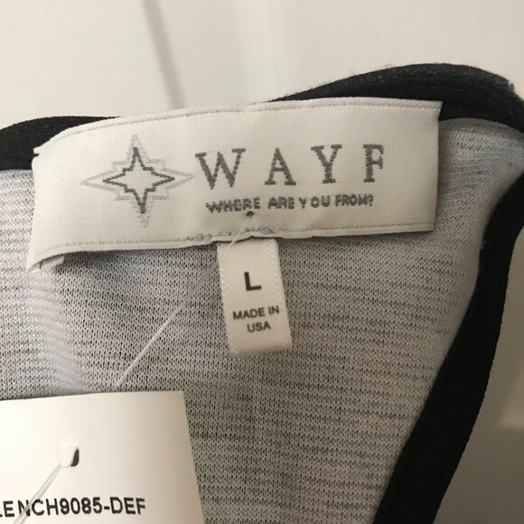 WAYF Dress Midi Dress NEW with tags Knee Length Dress Leopard Print Size Large - Picture 13 of 13